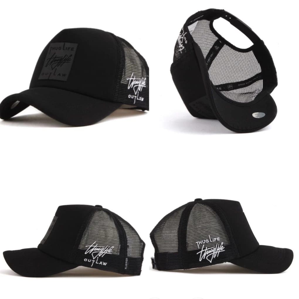 (NEW) Nón kết, mũ lưỡi trai THUGLIFE phối lưới vải Kaki chuẩn thời trang (Ảnh thật)