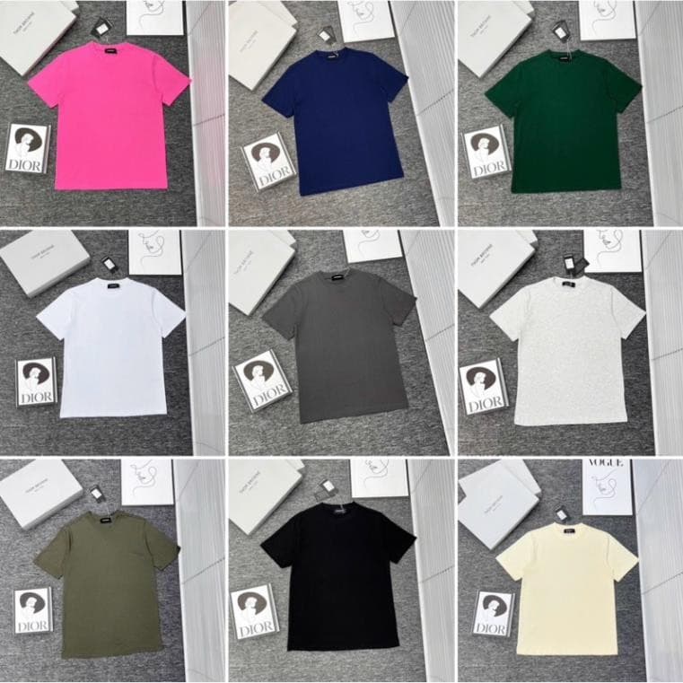 Áo phông nam nữ 9 màu Premium cotton Dsq2 trơn basic phối đồ siêu dễ