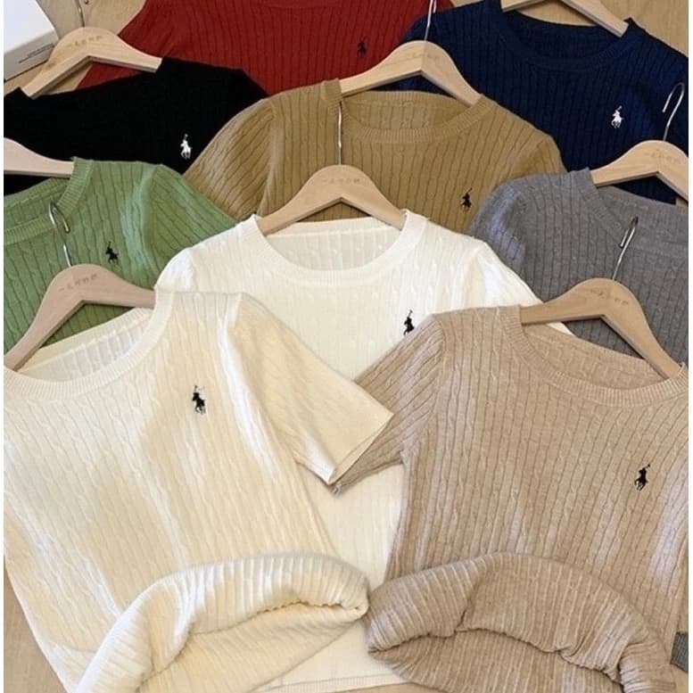 Áo Len Cardigan Dệt Cáp Cổ Tròn Cài Nút – Phong Cách Classic Preppy
