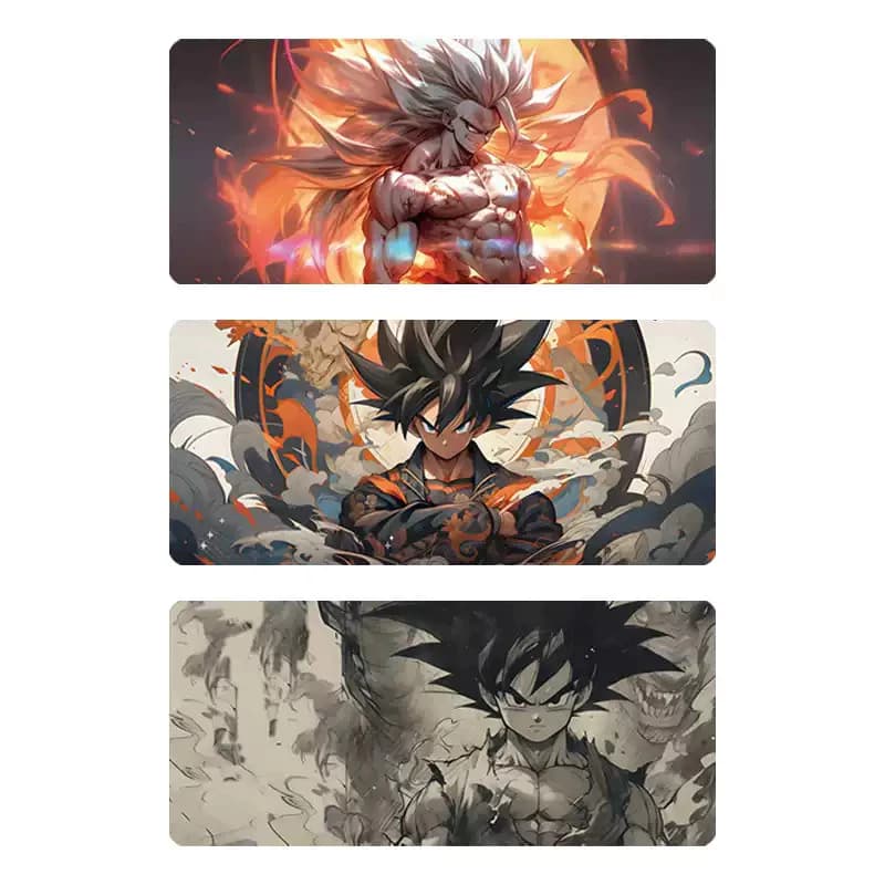 THẢM TRẢI BÀN DRAGON BALL, MIẾNG LÓT CHUỘT GAMING DÀY DẶN ĐẾ CAO SU TỰ NHIÊN