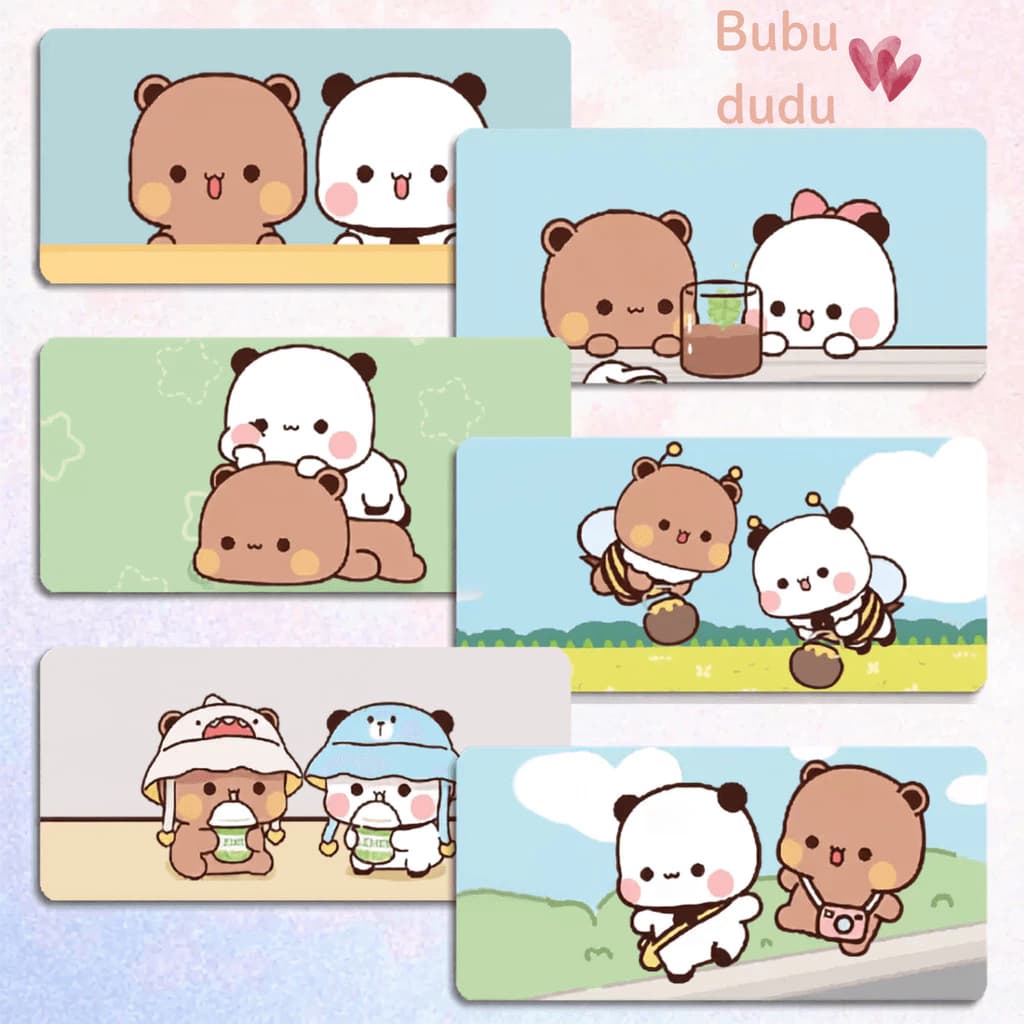 LÓT CHUỘT CỠ LỚN GẤU BUBU DUDU ĐÁNG YÊU, LÓT CHUỘT TRANG TRÍ GÓC HỌC TẬP CỰC XINH