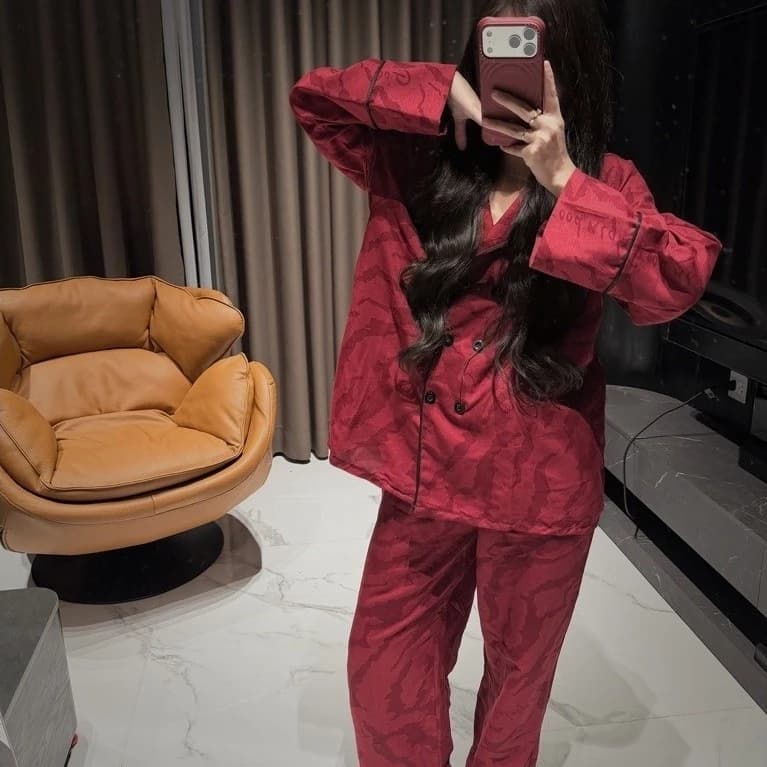 SET bộ ngủ DÀI TAY VEST HOẠ TIẾT RẰN RI GOODNIGHT BYCHUN