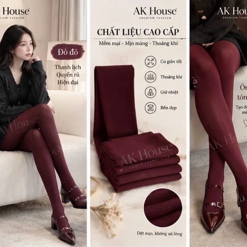 Quần tất co giãn chống rách giữ nhiệt nữ quần tất mỏng giữ nhiệt mùa đông cho nữ hottrend ấm áp