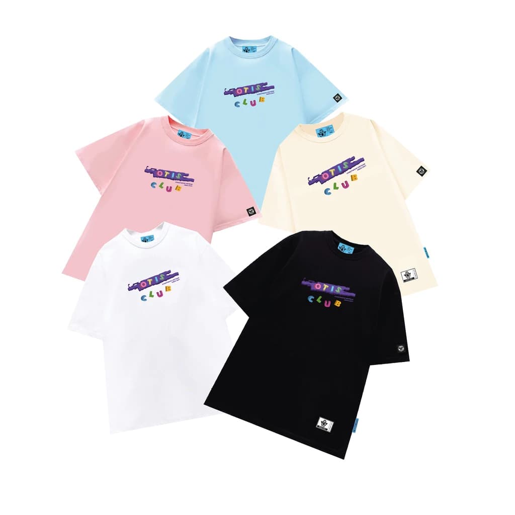Áo Thun Unisex OTIS CLUB ,Áo tay lỡ form rộng phong cách Hàn Quốc nam nữ mặc cực chất