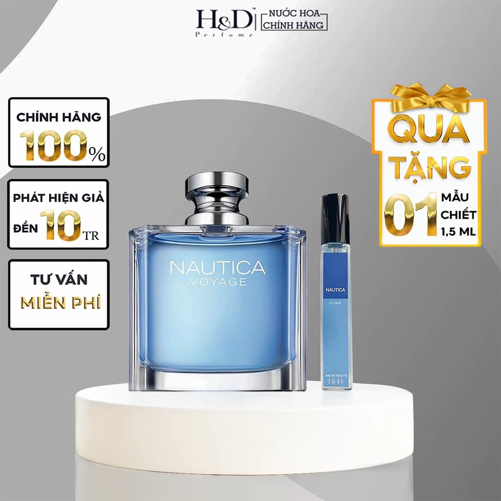 Nước hoa nam Nautica Voyage EDT thơm lâu 8h Thanh mát, sảng khoái