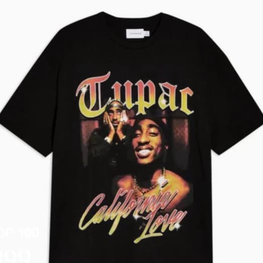 Kaos Baju TUPAC 2PAC AMARU SHAKUR Legend HIP HOP - Tshirt Vintage OVERSIZE Rap TEE ALL EYEZ ON ME pria