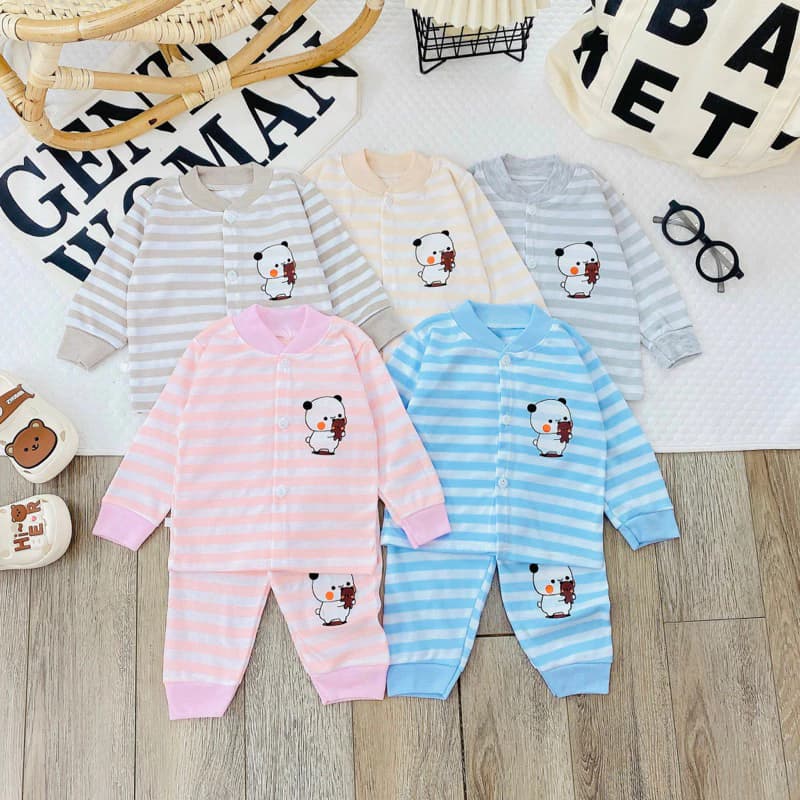 (Xả kho)Bộ dài tay nỉ kẻ cao cấp cho bé