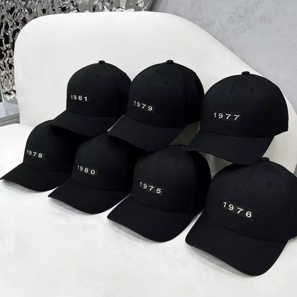 Mũ lưỡi trai thêu Năm Sinh Mới từ 1975=>2006 , thời trang nam nữ freesize, hàng kaki Korea cao cấp