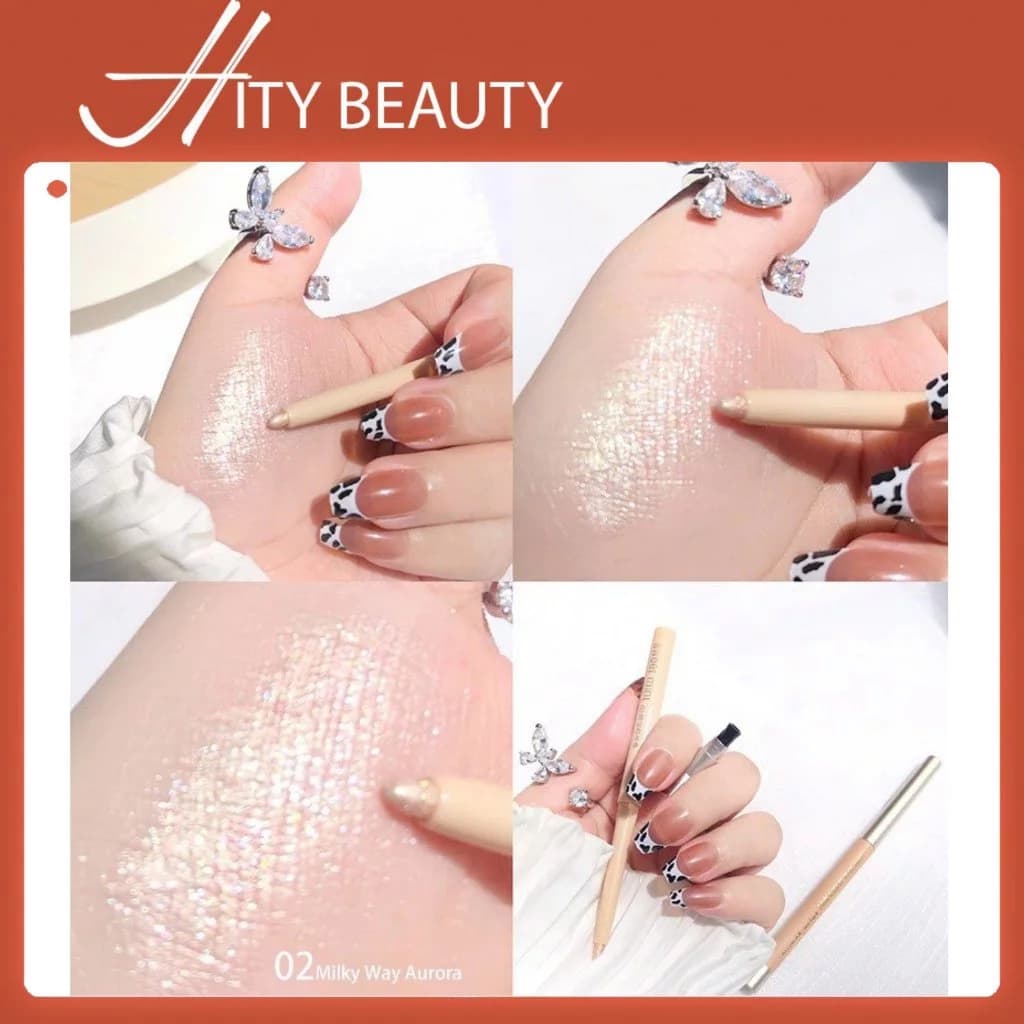 Bút Sweet Mint nhũ mắt kim tuyến lấp lánh, bút bắt sáng highlight viền bọng mắt dạng chì sáp - Hity Beauty