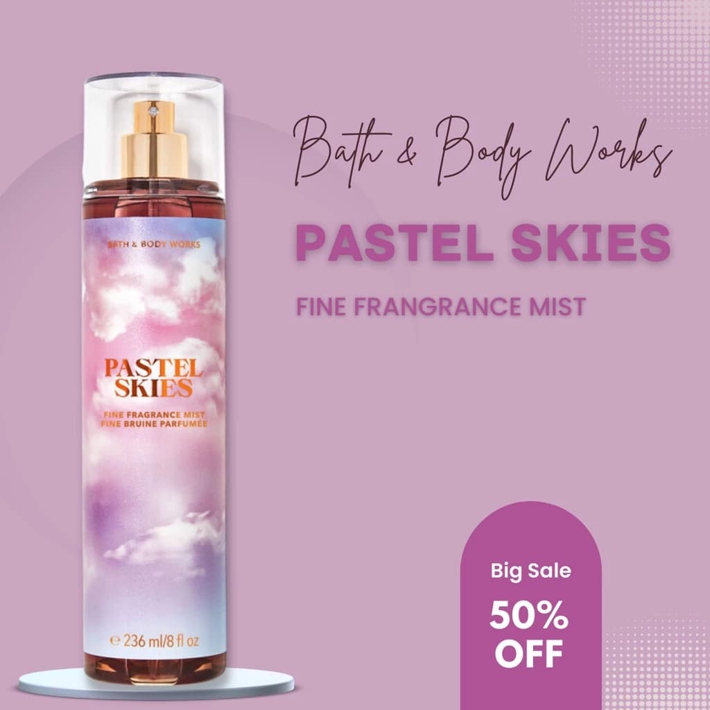 bodymist Xịt thơm toàn thân Pastel Skies 236ml Cá tính, năng động