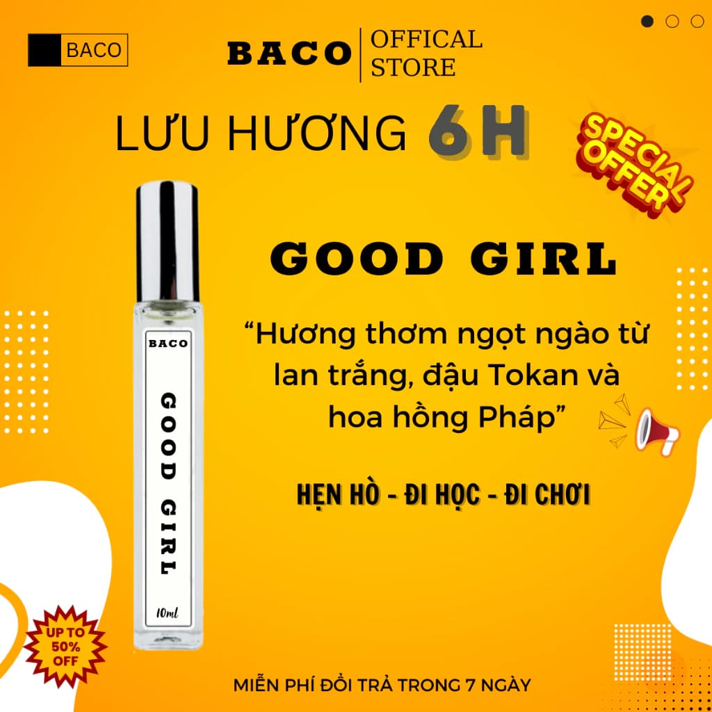 Nước Hoa Nữ Hấp dẫn, Thu hút, Trưởng thành, Gợi Cảm 10ml - Dạng xịt