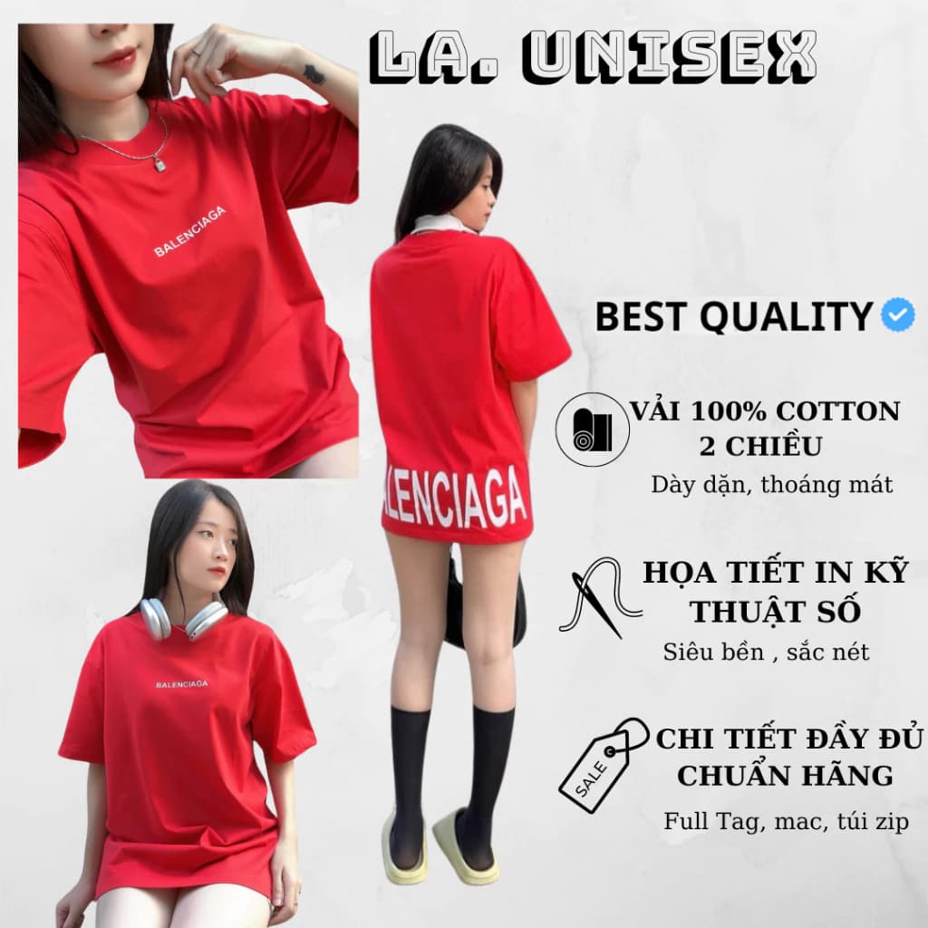 [ FREE SHIP ] ÁO THUN BLEN ĐỎ FORM RỘNG , ÁO THUN NAM NỮ UNISEX 100% Cotton 2 Chiều, ÁO THUN BLEN NHIỀU MẪU