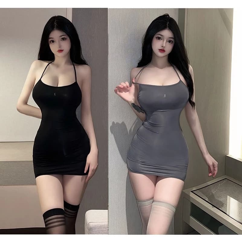 Váy ngủ nữ body dây lưng sau quyến rũ MS665 🍉🍉🍉 Đồ ngủ hóa trang nữ