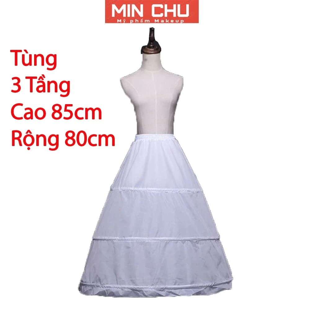 Tùng 3 tầng loại trơn , phù hợp đi tiệc