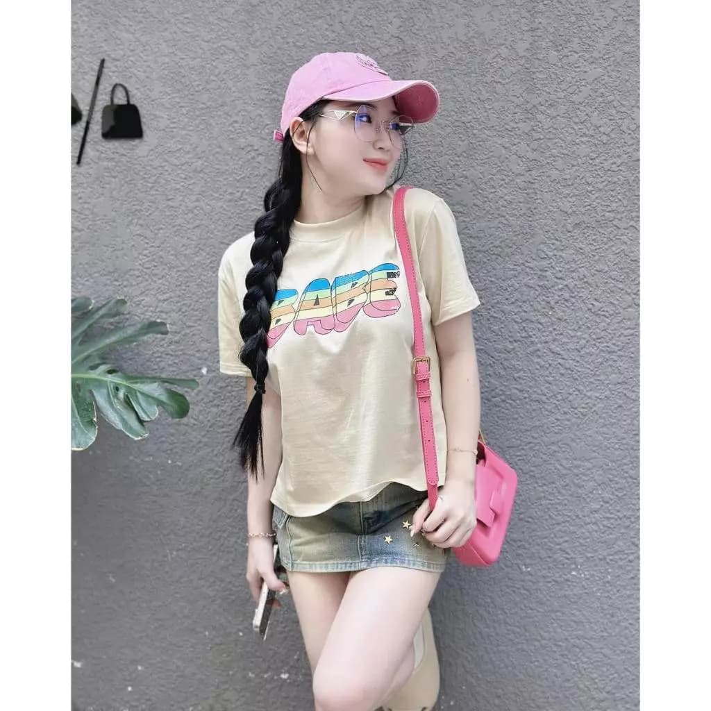 🍒Áo thun babeTY - Be 🔥𝐇𝐨𝐚̉ 𝐓𝐨̂́𝐜🔥 𝐌𝐄𝐎𝐈𝐍𝐃𝐀𝐇𝐎𝐔𝐒𝐄