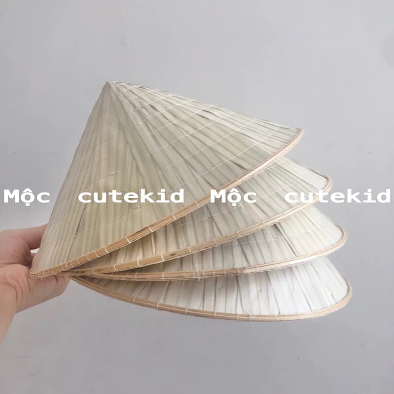 [VÀNH NÓN 25CM] nón lá cọ, nón lá đan thủ công cho bé, che mưa, che nắng, phụ kiện bà ba