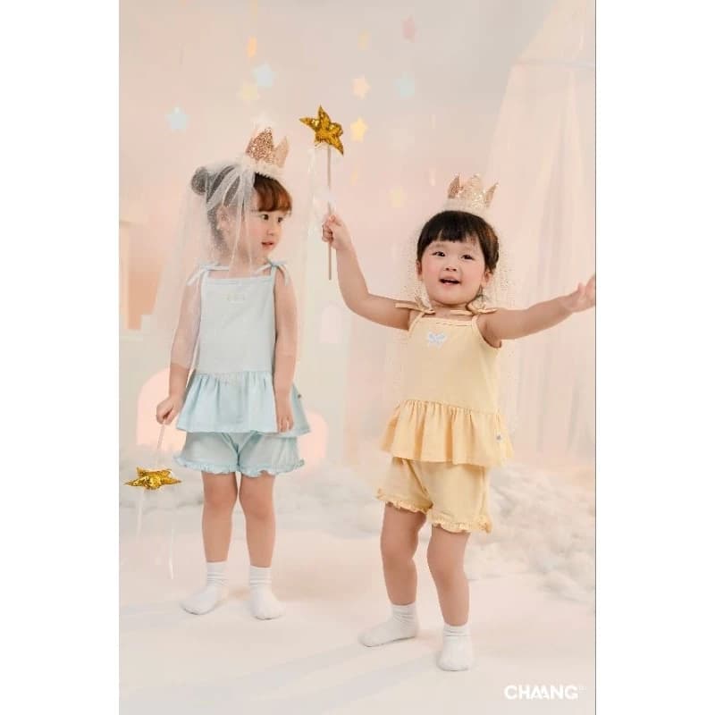 [Chaang/Chính Hãng] Bộ hai dây Chaang chất liệu Softie cho bé gái 12m-5y