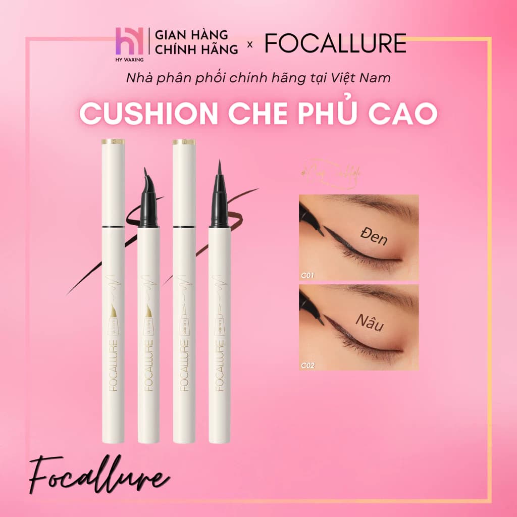Bút Kẻ Mắt Nước FOCALLURE Lâu Trôi  Eyeliner SIêu Mảnh Lên Màu Chuẩn FA-200