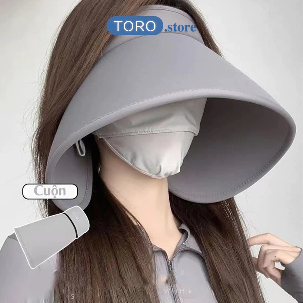 Mũ Chống Nắng Tránh Tia UV Vành Siêu Rộng Che Kín 99% Che Phủ Đến Cổ Chống Nắng An Toàn