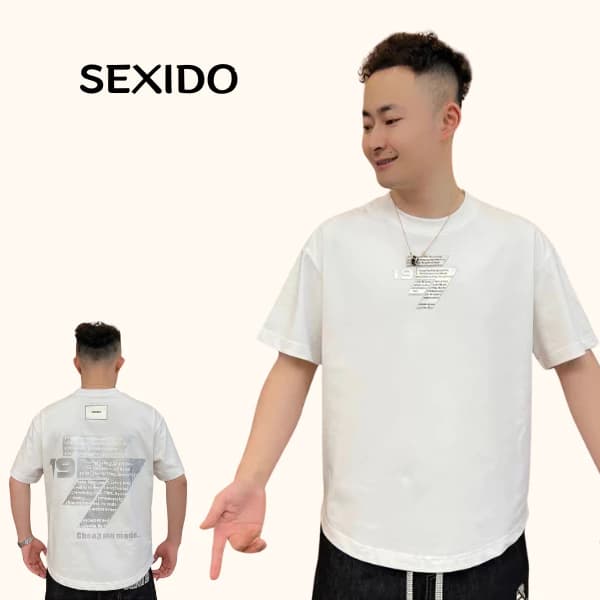 Áo Thun 1977 Tay Lỡ Unisex Cotton Vải Cotton 2 chiều From rộng Thoáng mát (A2)
