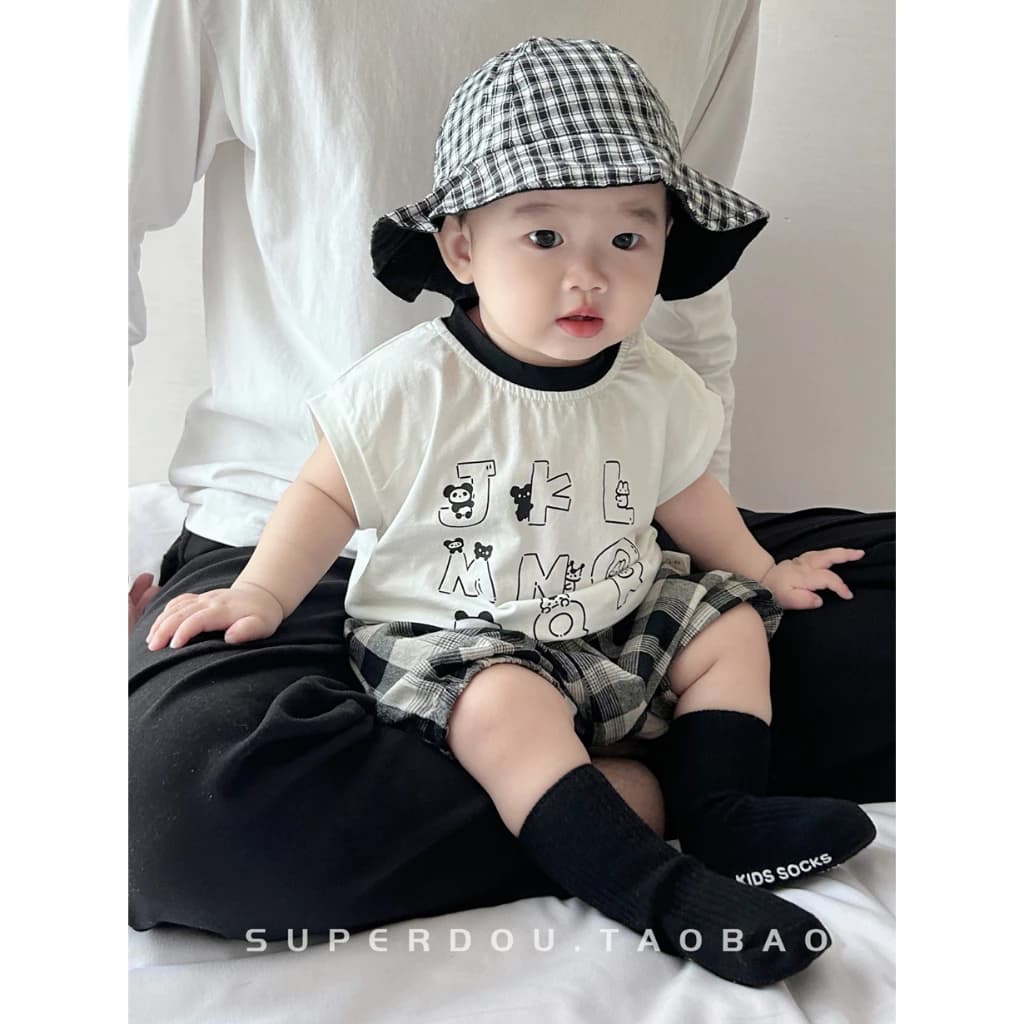 Đồ Bộ Bé Trai Mùa Hè Áo Thun Cho Bé Trai Chất Cotton mát  Hoạt Hình Dễ Thương