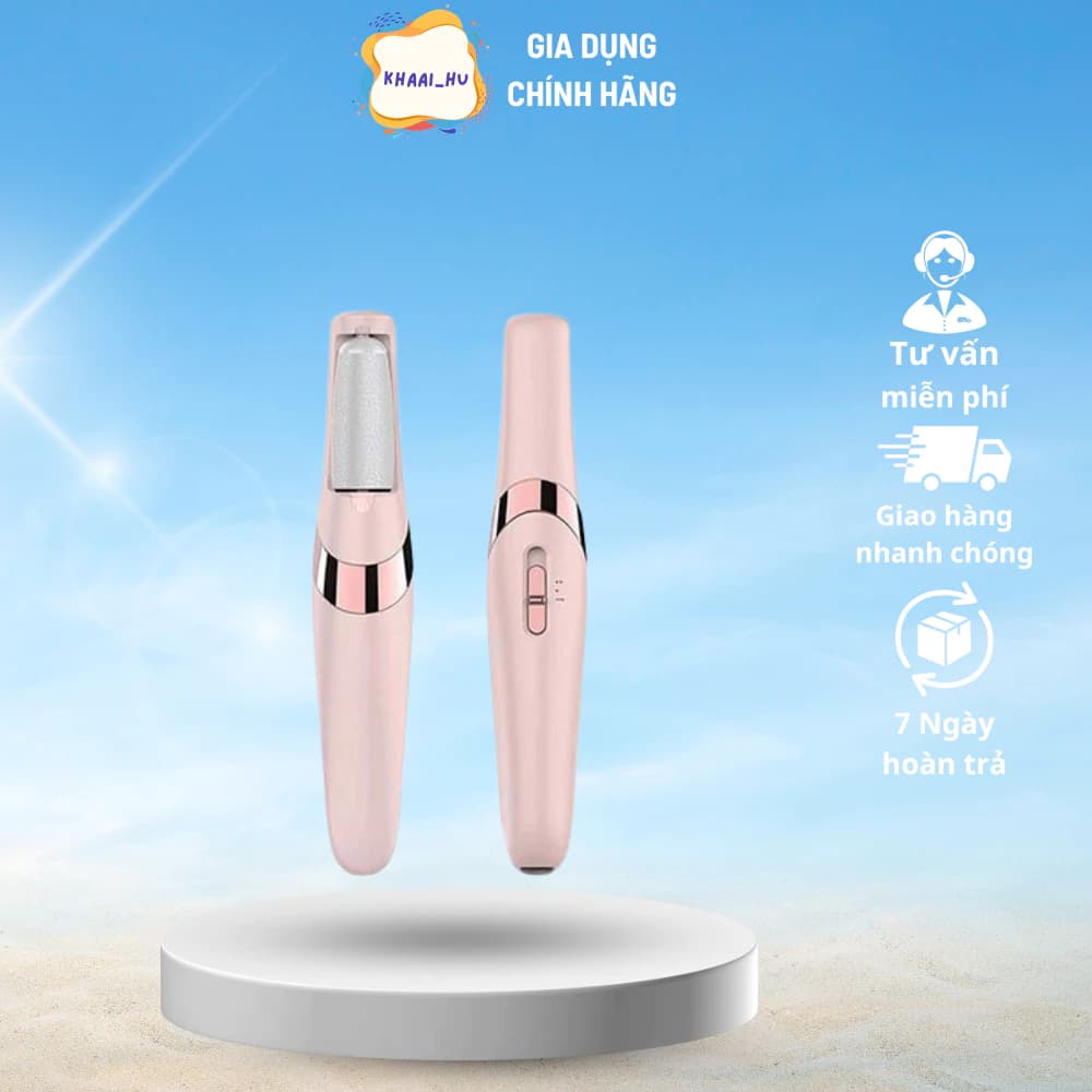 Máy Chà Gót Chân Tự Động, Tẩy Tế Bào Chết Tại Nhà Sạc Pin Tích Điện 2 Đầu Mài Tiện Lợi ( didooglt )
