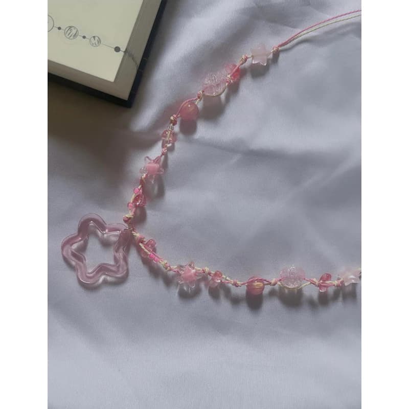 Dây chuyền “𝓟𝓲𝓷𝓴 𝓵𝓸𝓿𝓮” - Dây chuyền Handmade - HYGGE ♡.•*