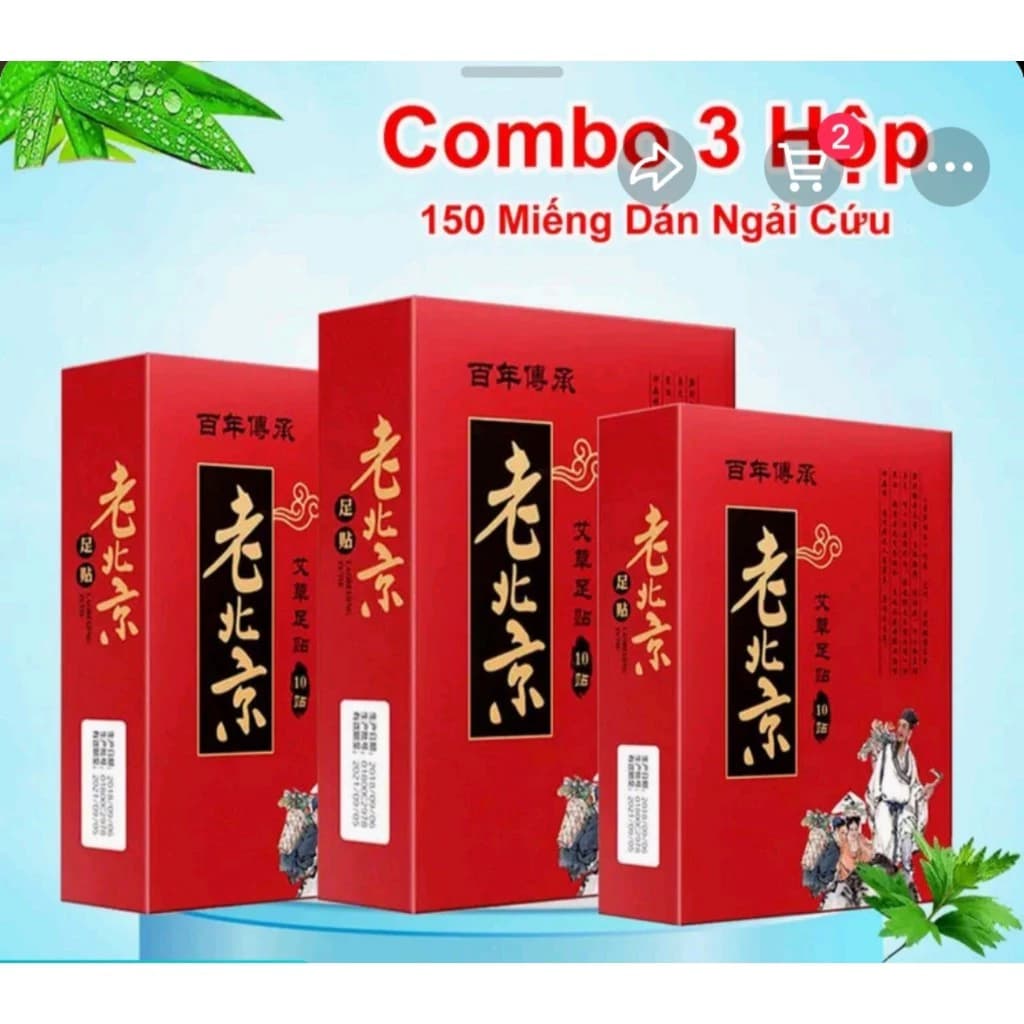 [COMBO 3 HỘP] Miếng Dán Thải Độc Bàn Chân Đông Y Bắc Kinh Giúp Ngủ Ngon, Cải Thiện Giấc Ngủ Gia dụng Yến Nhi
