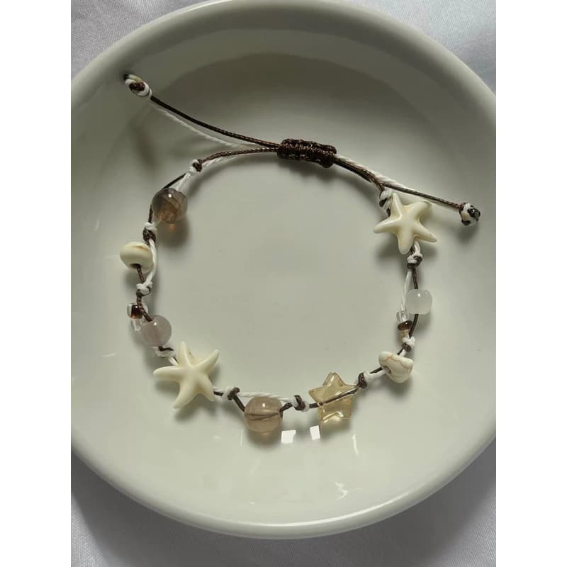 Vòng tay “𝓢𝓮𝓪 ​​𝓫𝓻𝓸𝔀𝓷” - Vòng tay Handmade - HYGGE ♡.•*