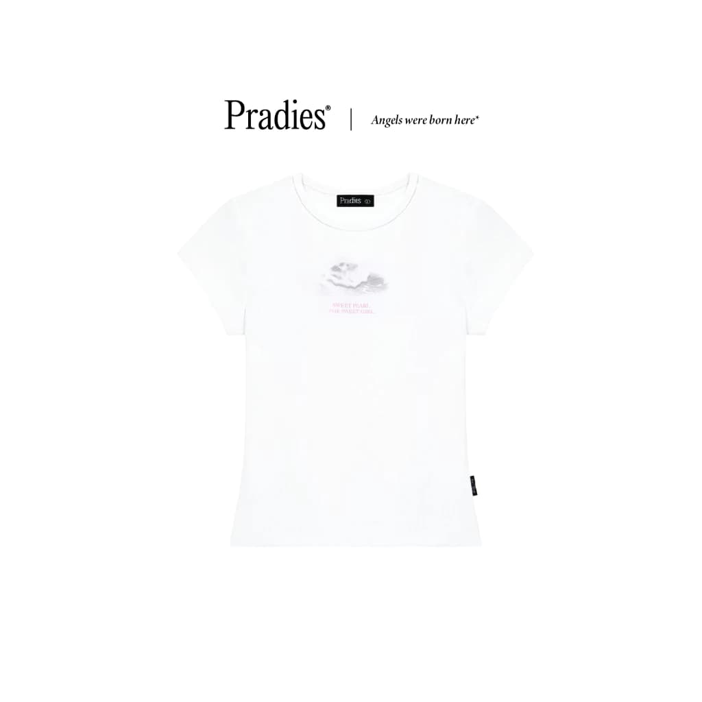 Áo Thun Nữ Baby Tee Ôm PRADIES - Sweet Pearl