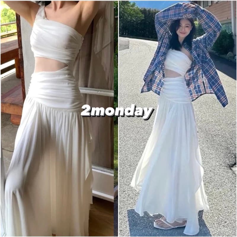 [HÀNG LOẠI 1] Đầm Maxi Lệch Vai Khoét Eo Voan Lưới Xếp Ly Lạ Mắt Váy Nữ Dáng Dài Hở Lưng Ôm Body Siêu Tôn Dáng Sang V20