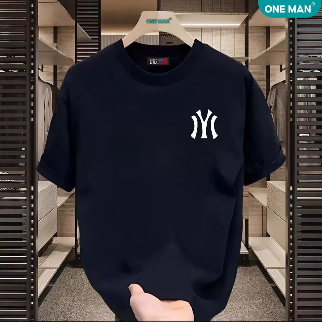 Áo Thun Nam Nữ Cổ Tròn Basic ONE MAN Oversize, Phong Cách Thể Thao, Cá Tính Trẻ Trung, Chất Cotton 100% Cao Cấp AP090