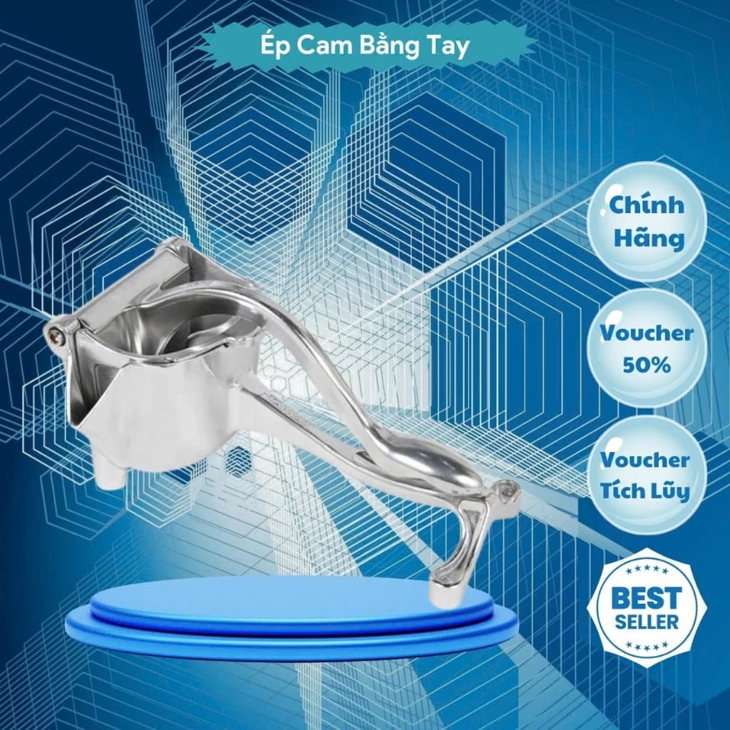 Máy Ép Trái Cây Chuyên Dụng Cầm Tay Tiện Lợi Thông Minh Ép Cam Nhôm Tại Nhà Hàng Chính Hãng  - Dụng cụ ép hoa quả E1