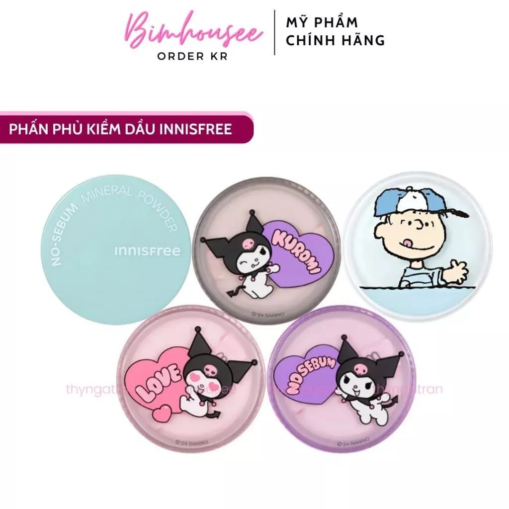 [Có bill] Phấn phủ kiềm dầu Innisfree No sebum Mineral Powder