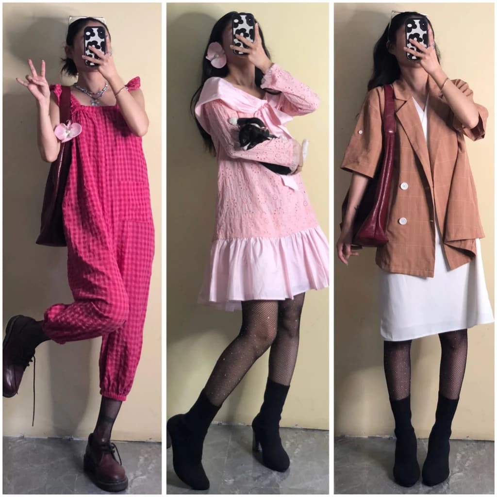 [OUTFITS BY APRIL6] Đầm váy dáng dài vintage no.21