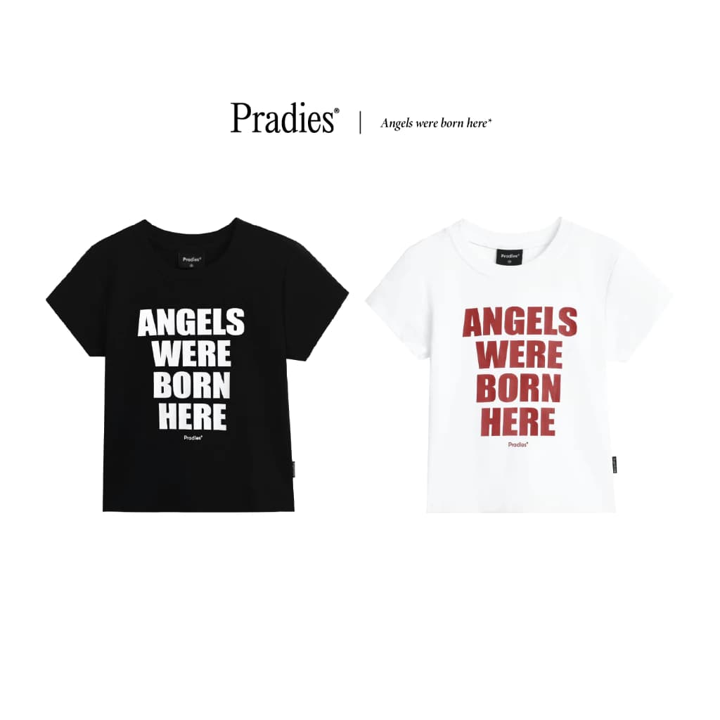 Áo Thun Nữ Baby Tee PRADIES Slogan AWBH