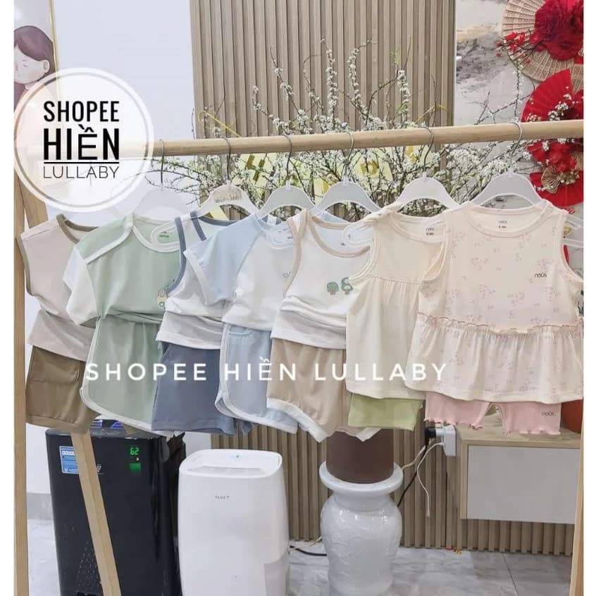 [Nous/Chính Hãng] Bộ quần áo cộc tay Nous chất Petit cho bé trai bé gái