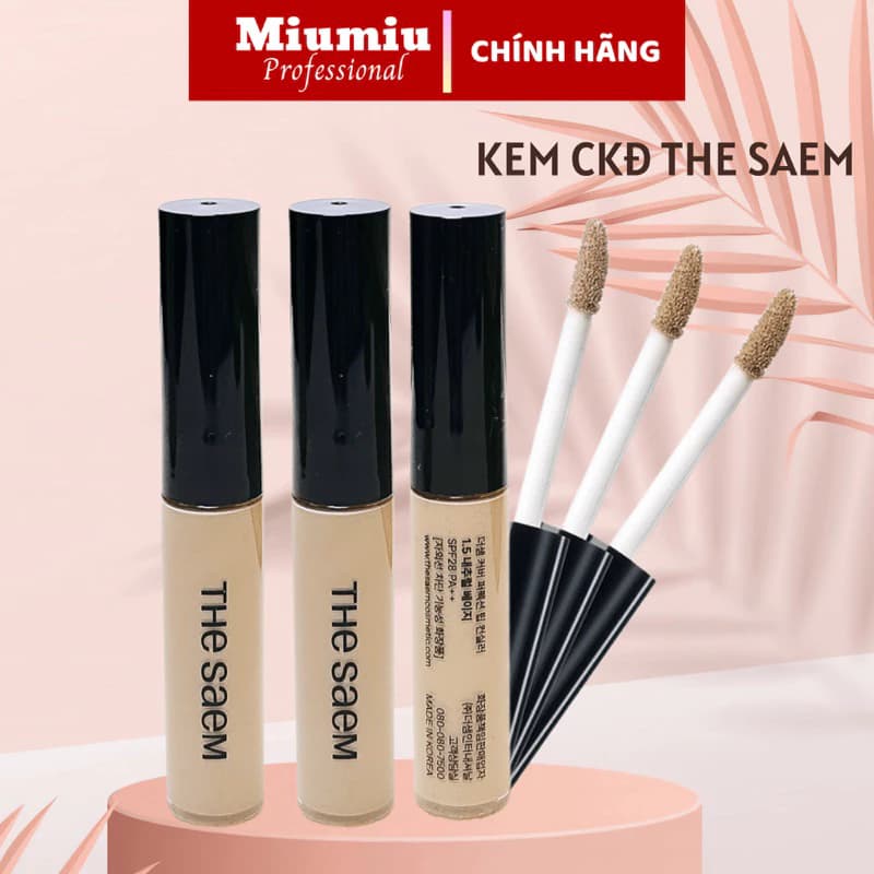 Kem che khuyết điểm The Saem Cover Perfection Tip Concealer Spf28 PA++ (6.5g)