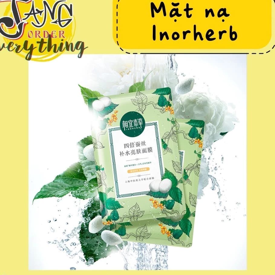 Mặt nạ Inoherb tơ tằm - Sản phẩm của Đại học Đông Y Thượng Hải