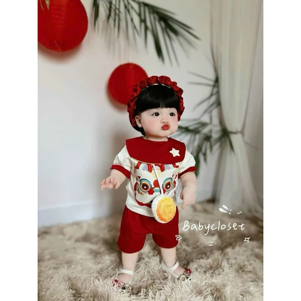 BỘ CỘC TAY IN HÌNH LÂN CHO BÉ TRAI VÀ GÁI