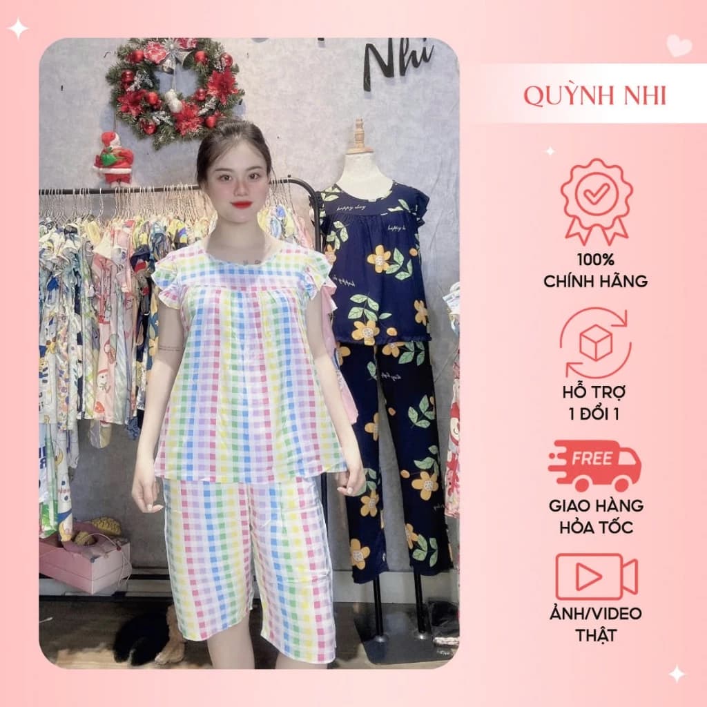 TL196_ĐỒ BỘ TOLE LANH LỬNG CÁNH TIÊN CARO, SIZE 40-85KG