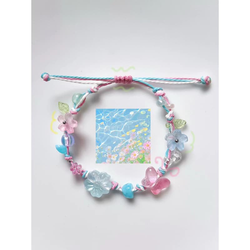Vòng tay “ Sparkling flowers “ - Vòng tay Handmade - HYGGE ♡.•*