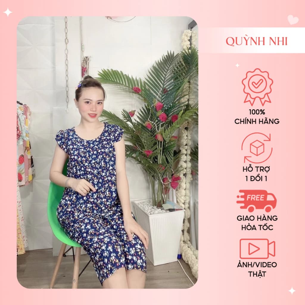 Đồ bộ lanh (tole) mặc nhà , quần lửng tay cánh tiên , họa tiết thời trang GIAO HOA NGẪU NHIÊN- TL81