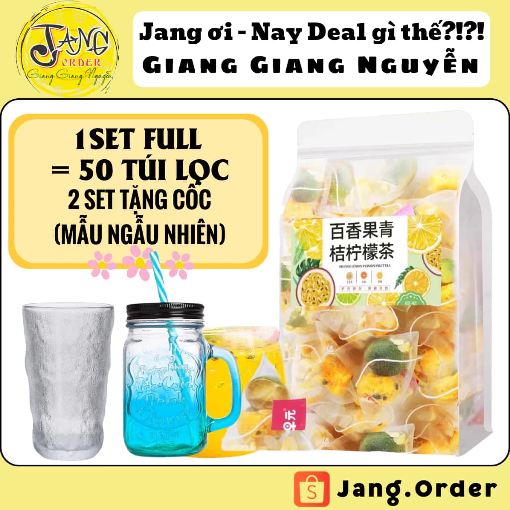 Trà Chanh Leo Kim Quất Detox 50túi lọc