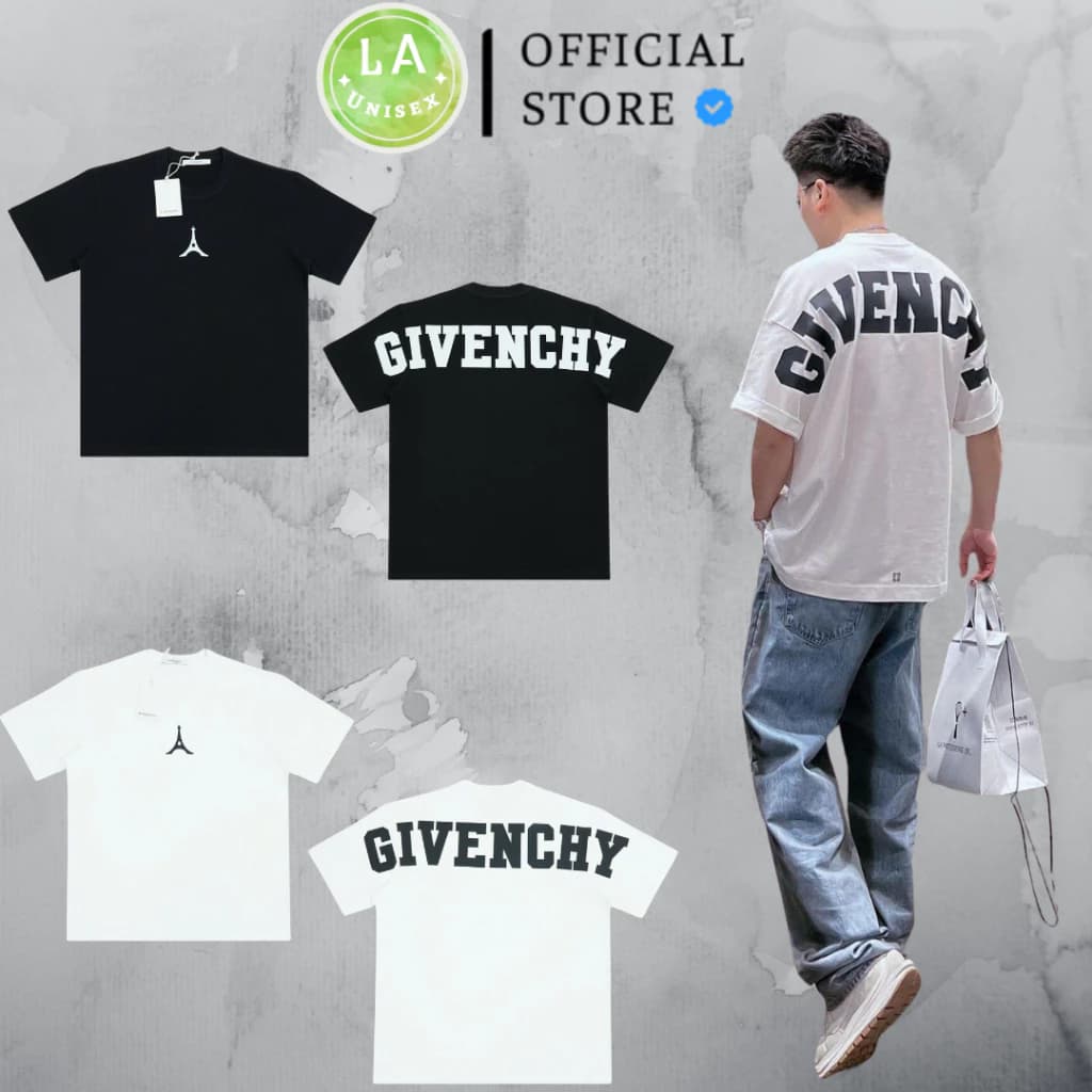 [FREESHIP] Áo Thun Nam Nữ GI.V3N.CHY cao cấp ,  cotton xịn 100%, hàng CHUẨN tem, tag ,mac, có túi zip đầy đủ.