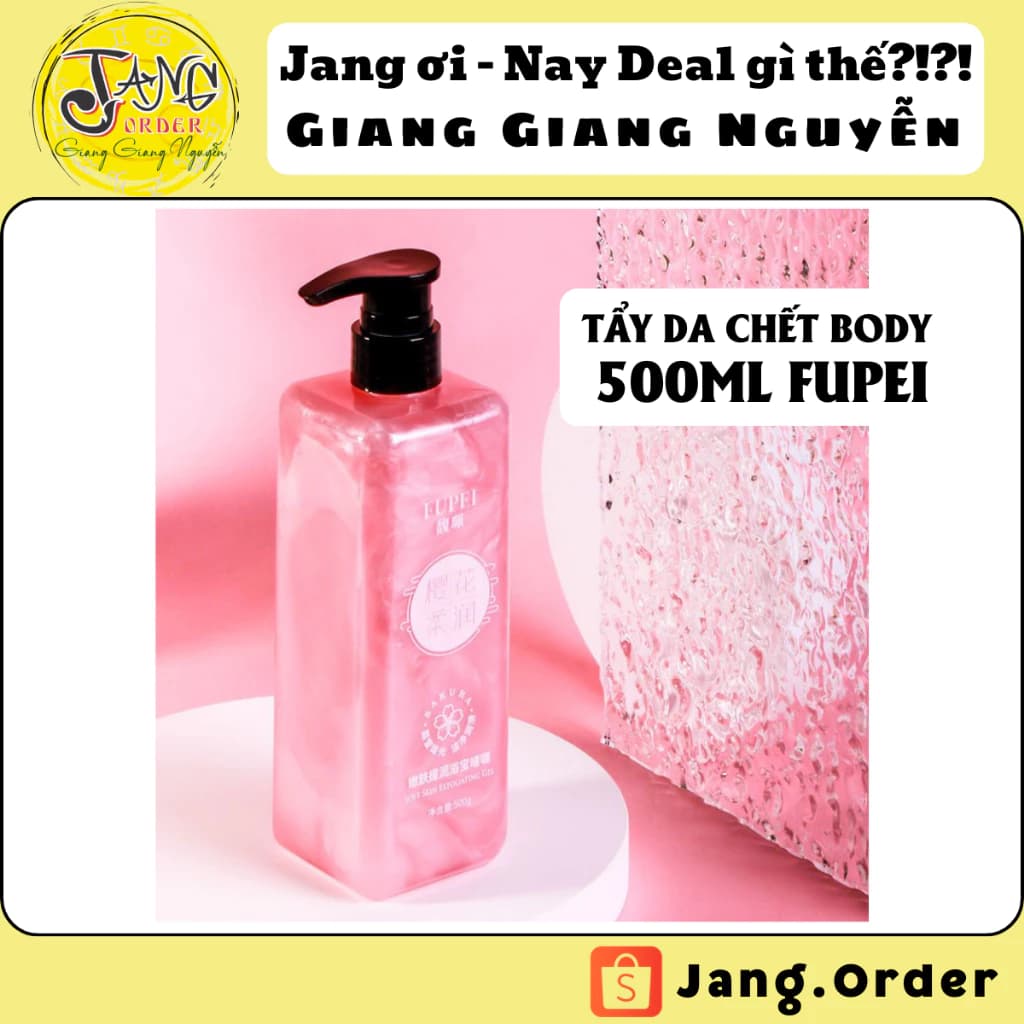 Gel Tẩy da chết Body trắng sạch da 500ml Fupei
