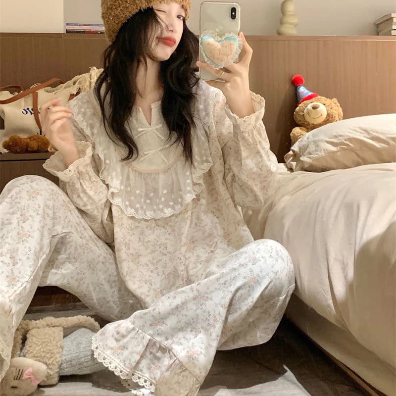 𝑶𝒏𝒊.𝒔𝒉𝒐𝒑_Bộ Ngủ Dài Tay Xinh