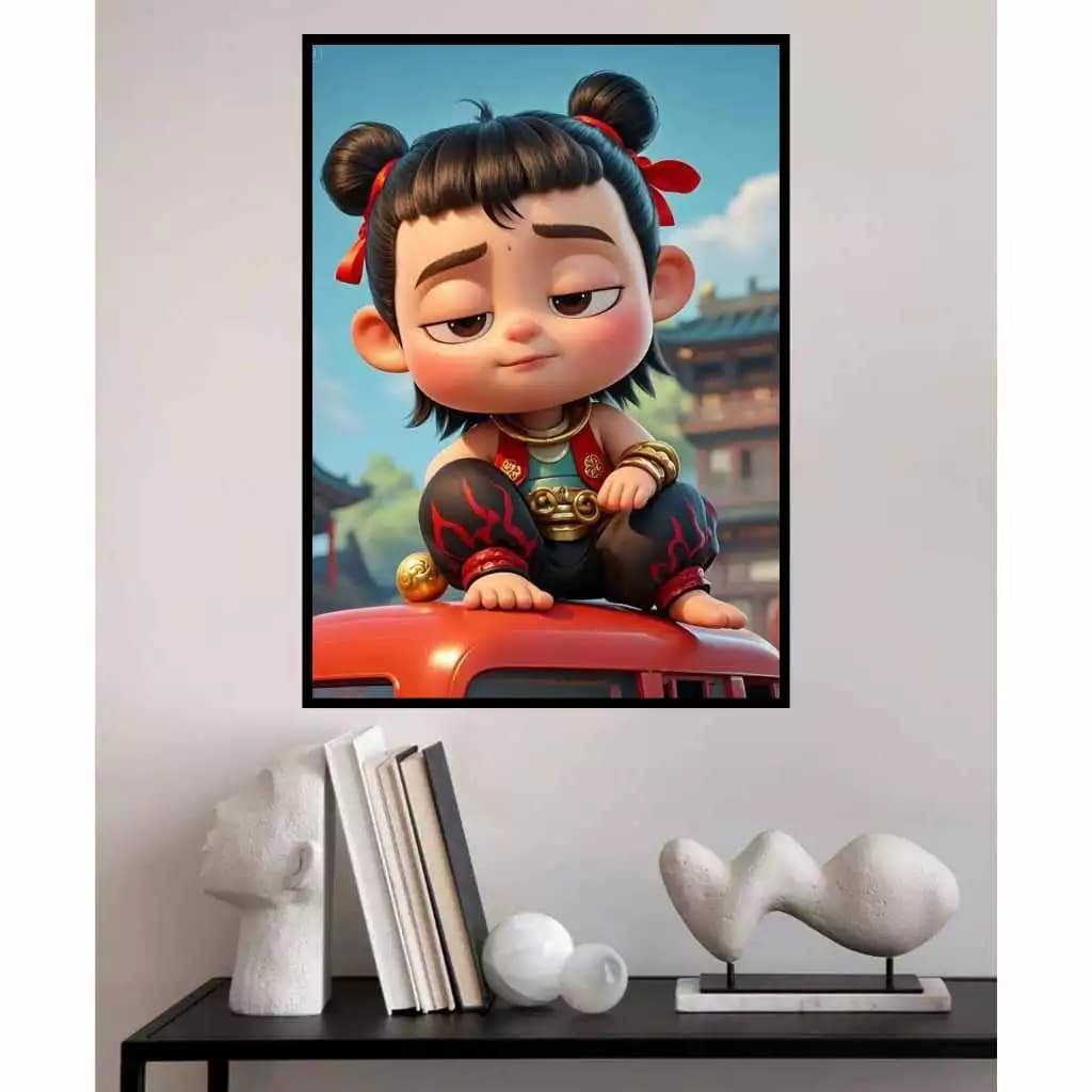 Tranh Na Tra ma đồng giáng thế, tranh natra decor, tranh hoạt hình,anime, ... XƯỞNG TRANH DECOR