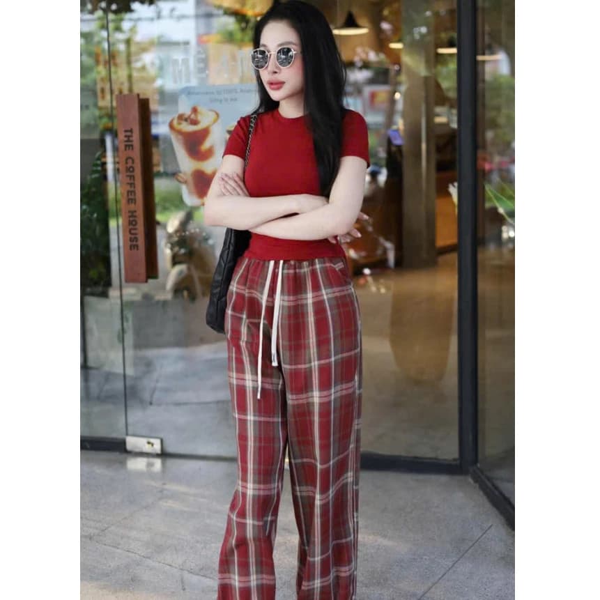 Sét bộ áo thun zip 4 chiều  kèm quần dài SÉT BỘ ÁO ZIP 4 CHIỀU siêu xinh phong cách Hàn Quốc M2574