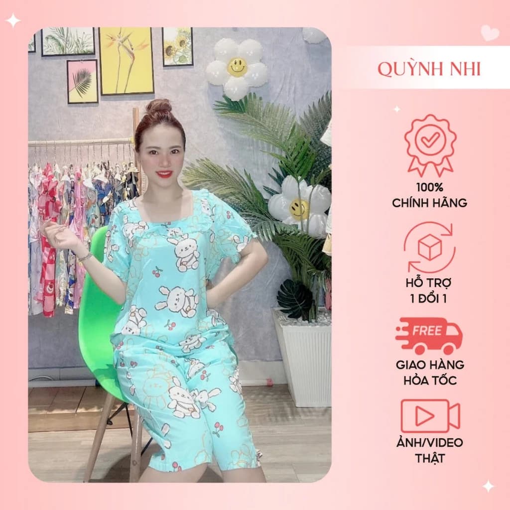 SET BÔ TOLE LANH LUNG ÁO CÓ TAY CỔ VUÔNG HỌA TIẾT THOI TRANG CÓ SIZE 70-85KG_TL133